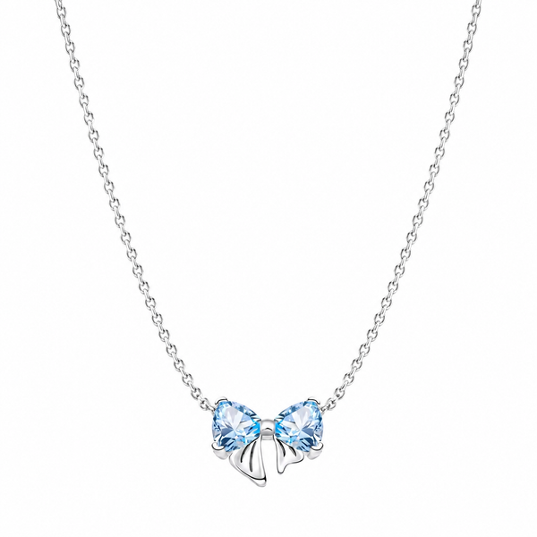 Blue Butterfly Necklace