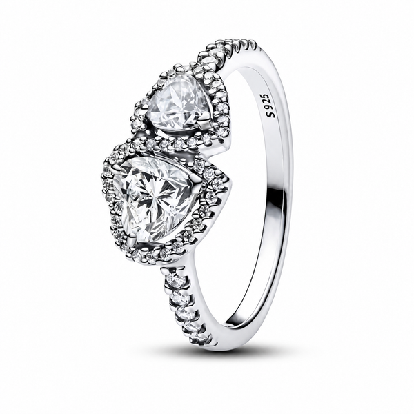 Double Heart Ring