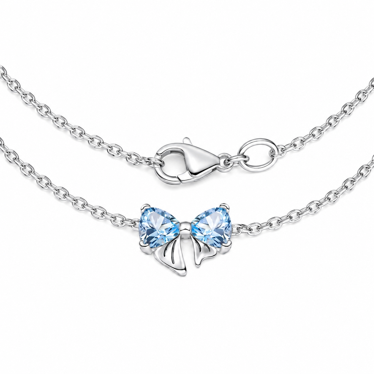 Blue Butterfly Necklace