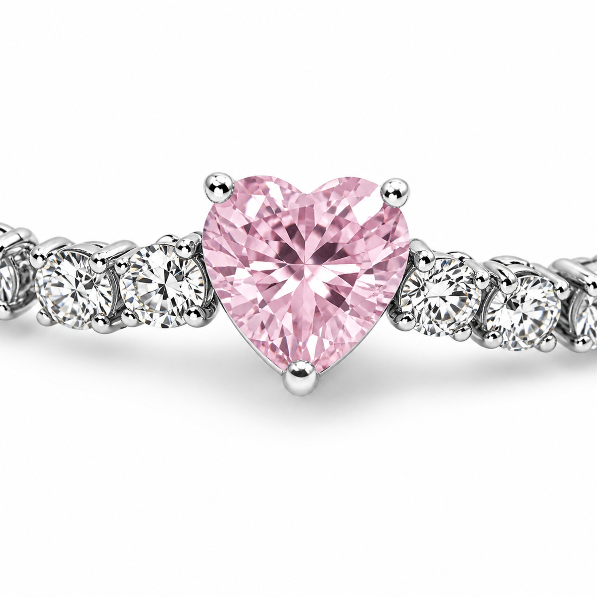 Rose Heart Bracelet