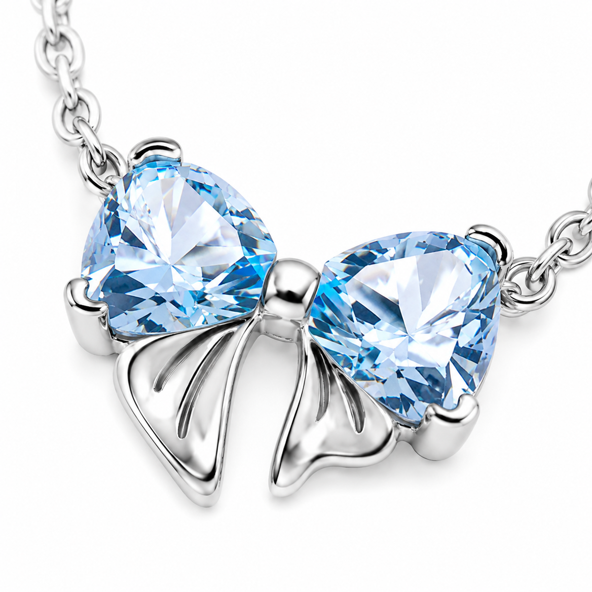 Blue Butterfly Necklace