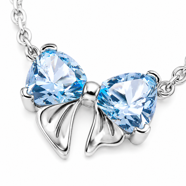 Blue Butterfly Necklace